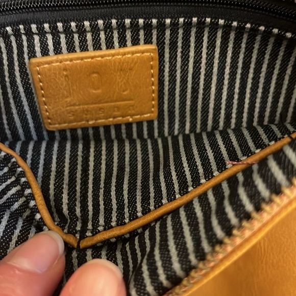 Joy Susan vegan purse. Crossbody. Color is rich mustard. NWOT - Picture 2 of 3